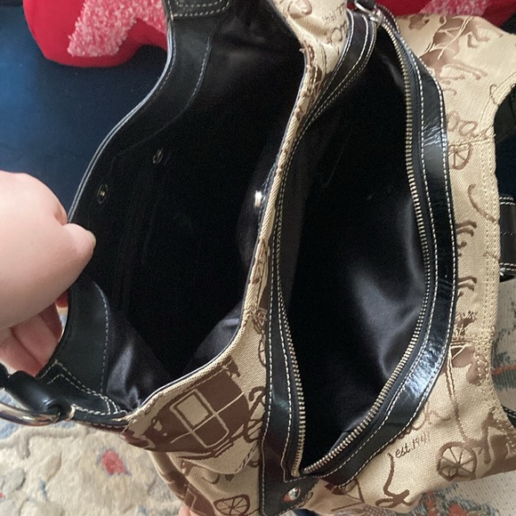 Coach Hobo Lynn Soho Horse& Carriage Bag EUC 15209 - Picture 6 of 10